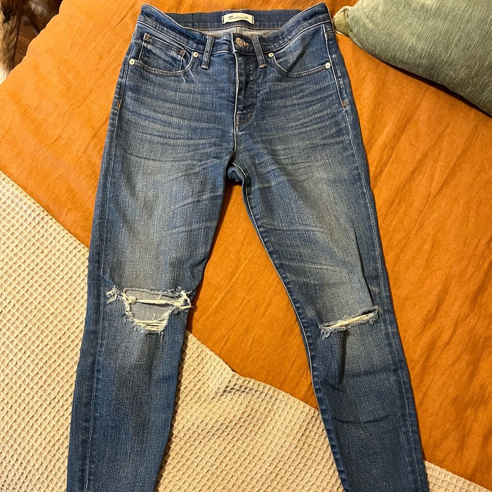 Madewell High Rise Skinny Crop!
